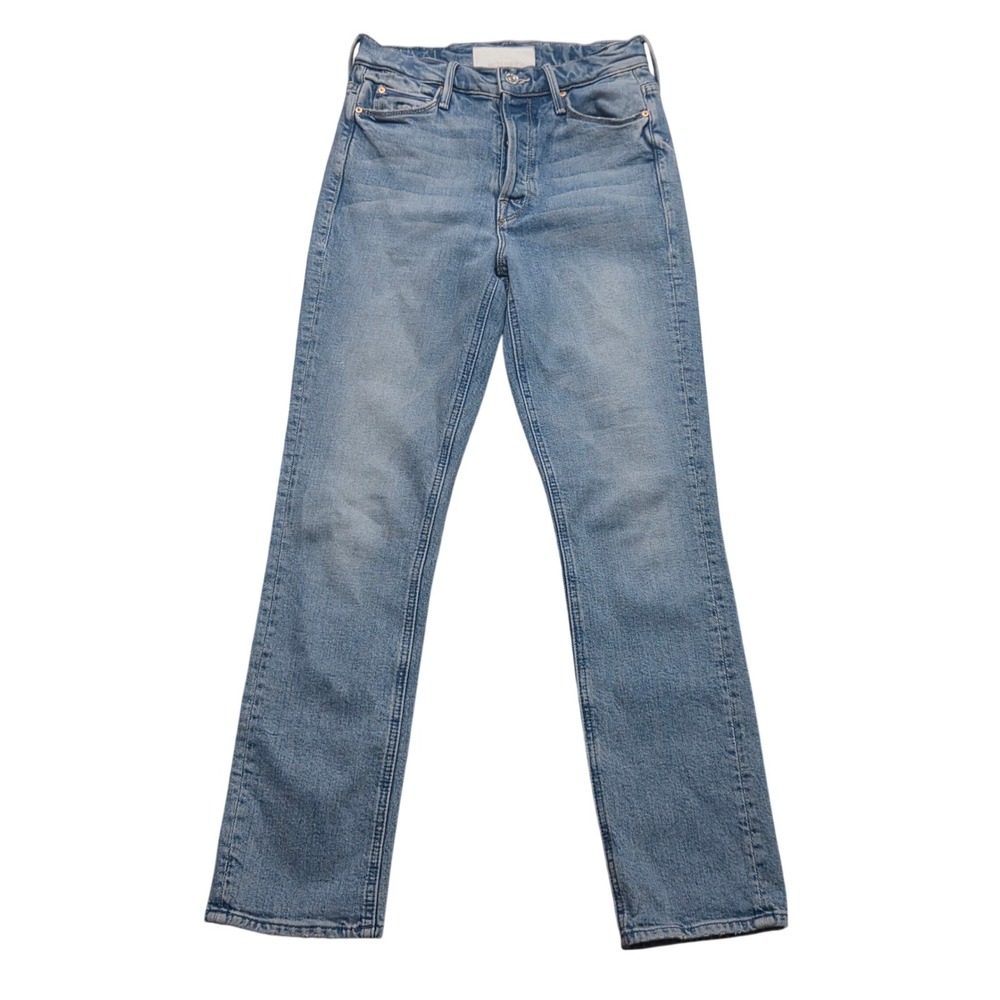 Mother Superior Button Fly Dazzler Ankle Jeans I Confess Norm Straight Leg 24